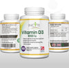 Vitamin D 1000iu | 400 Premium Vitamin D3 Easy-Swallow Micro Tablets | One a Day High Strength