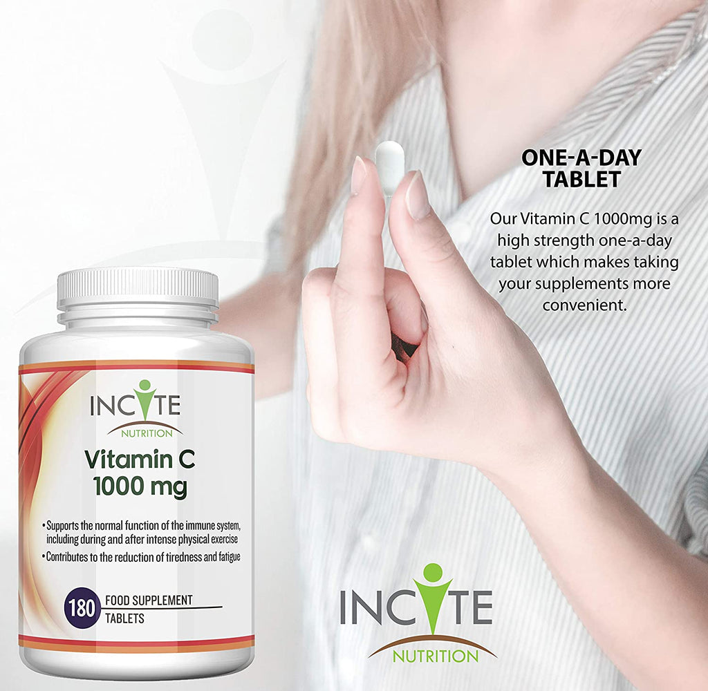 Vitamin C 1000mg | 180 Premium Tablets (6 Month’s Supply)