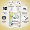 Vitamin D 4000iu - 400 Premium Vitamin D3 Easy-Swallow Micro Tablets - One a Day High Strength