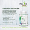 Zinc 40mg | 400 Premium Zinc Tablets Over 12 Months Supply | Maximum Strength Quality Pure Zinc Tablet | Suitable for Vegetarian & Vegans | Made in The UK by Incite Nutrition