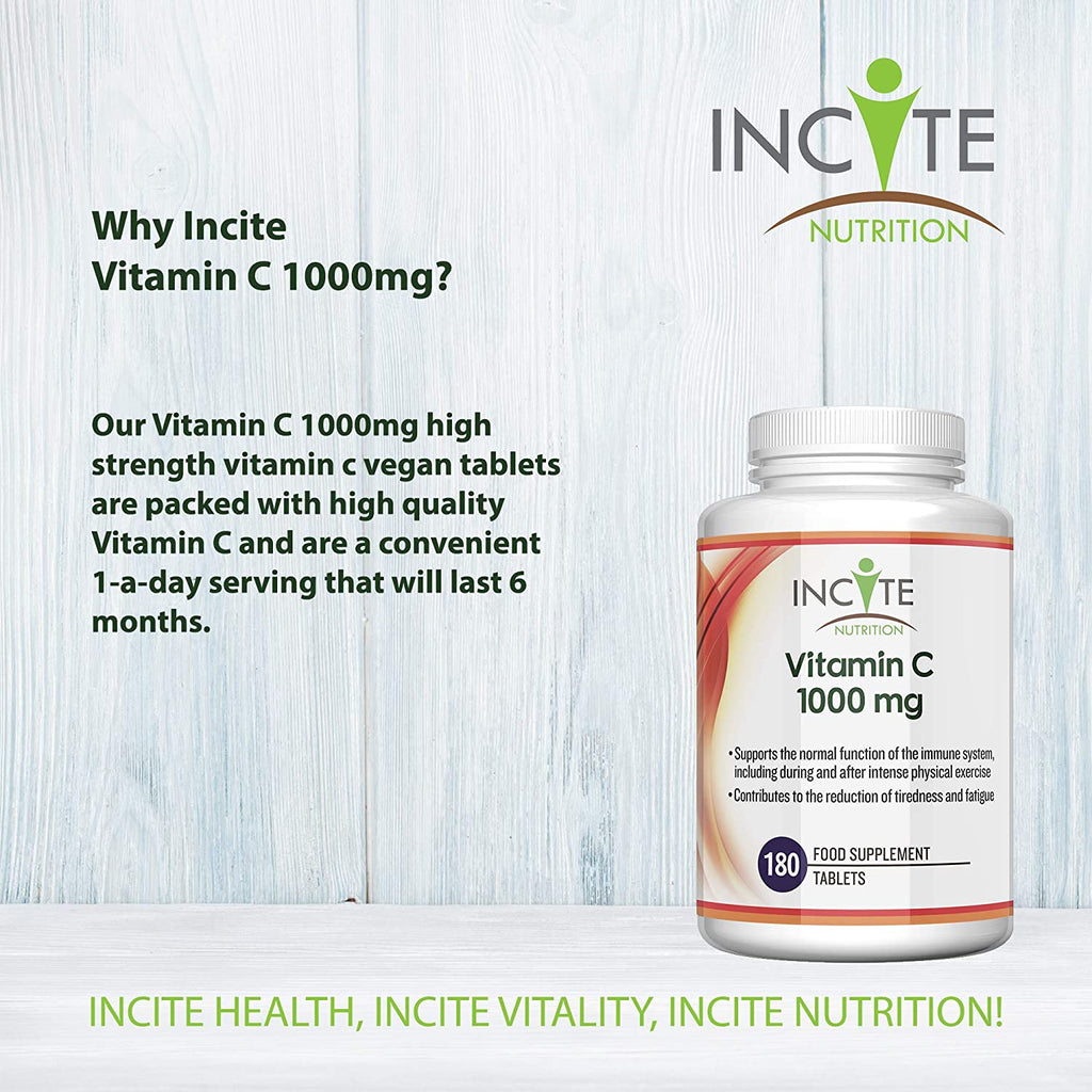 Vitamin C 1000mg | 180 Premium Tablets (6 Month’s Supply)